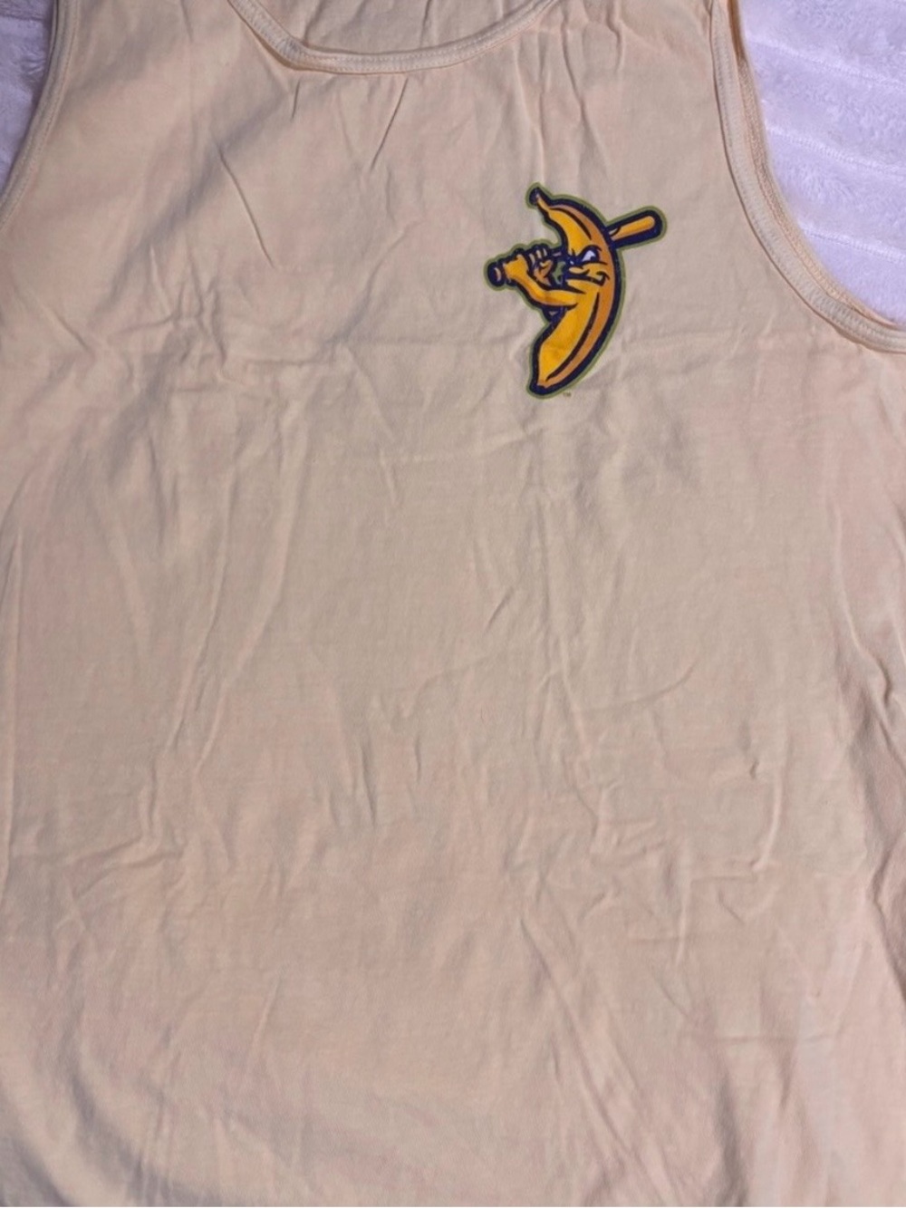 Savannah Banana Patch Tank Top in Pale Yellow